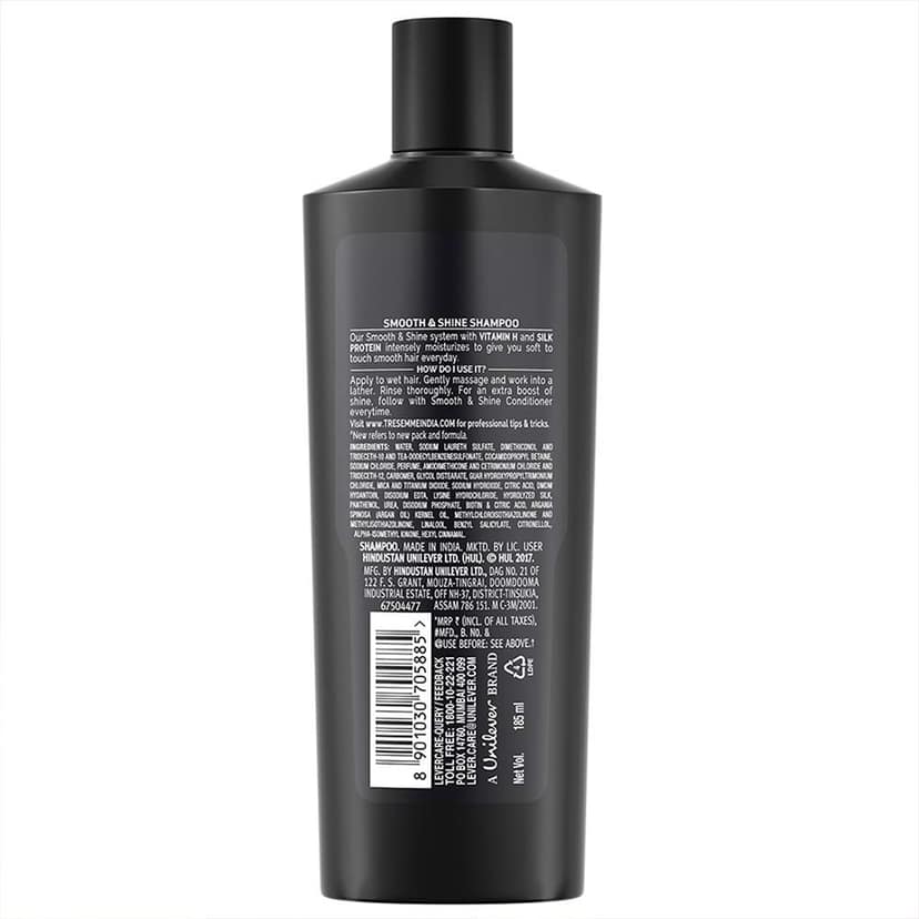 Tresemme Smooth & Shine Pro Collection Shampoo - Vitamin H & Silk Protein, Intense Moisturisation, 180 Ml view 2