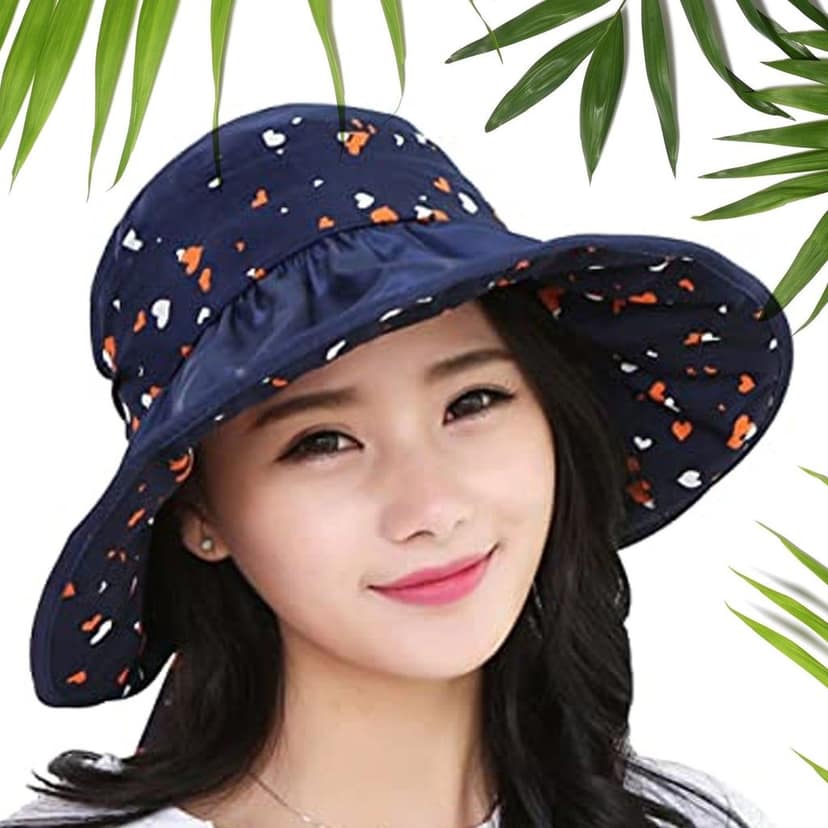 Girls UV Protection Hat - Premium Quality Sun Cap for Beach, Golf, Fishing (1pc) view 5