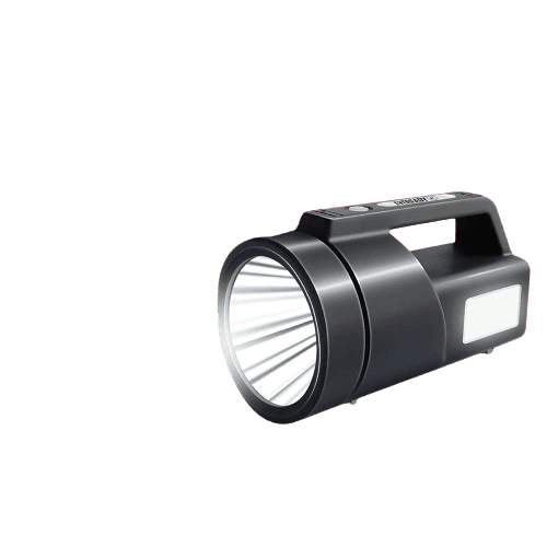Searchlite Dl95 |Led Torch Cum Emergency Sidelight |4W Torch & 4W Emergency Sidelight | 4 Lighting Modes | 40000 Lux Output | India's Fast Charging Torch | Powered by Li-Ion Battery | Black view 2
