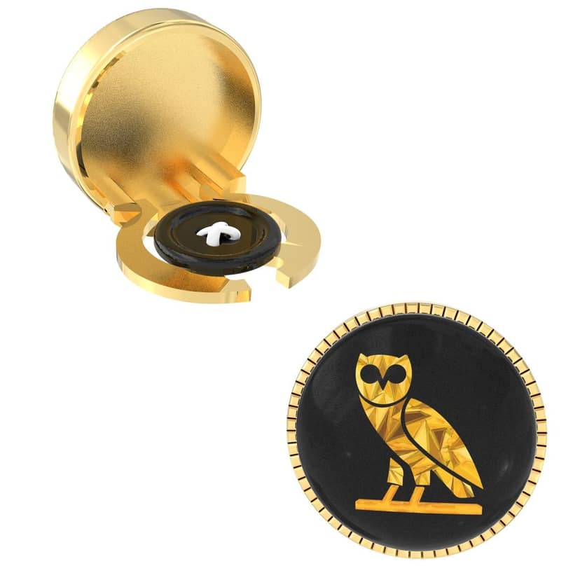The Smart Buttons - Shirt Button Cover Cufflinks for Men - OVO Drake Style view 7