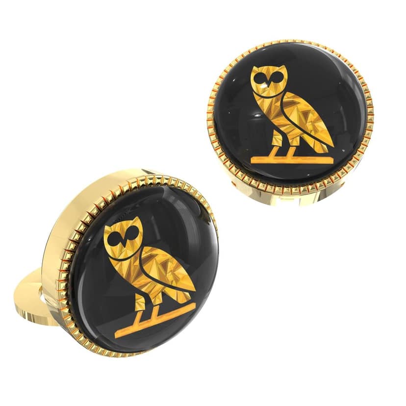 The Smart Buttons - Shirt Button Cover Cufflinks for Men - OVO Drake Style view 8
