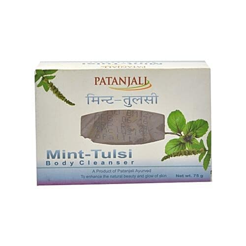 Patanjali Ojas Mint Tulsi - Body Cleanser, 75 g Carton