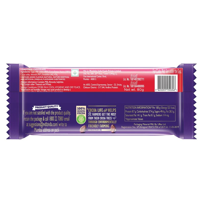 Cadbury Dairy Milk Silk Hazelnut Chocolate Bars, 58 g view 7