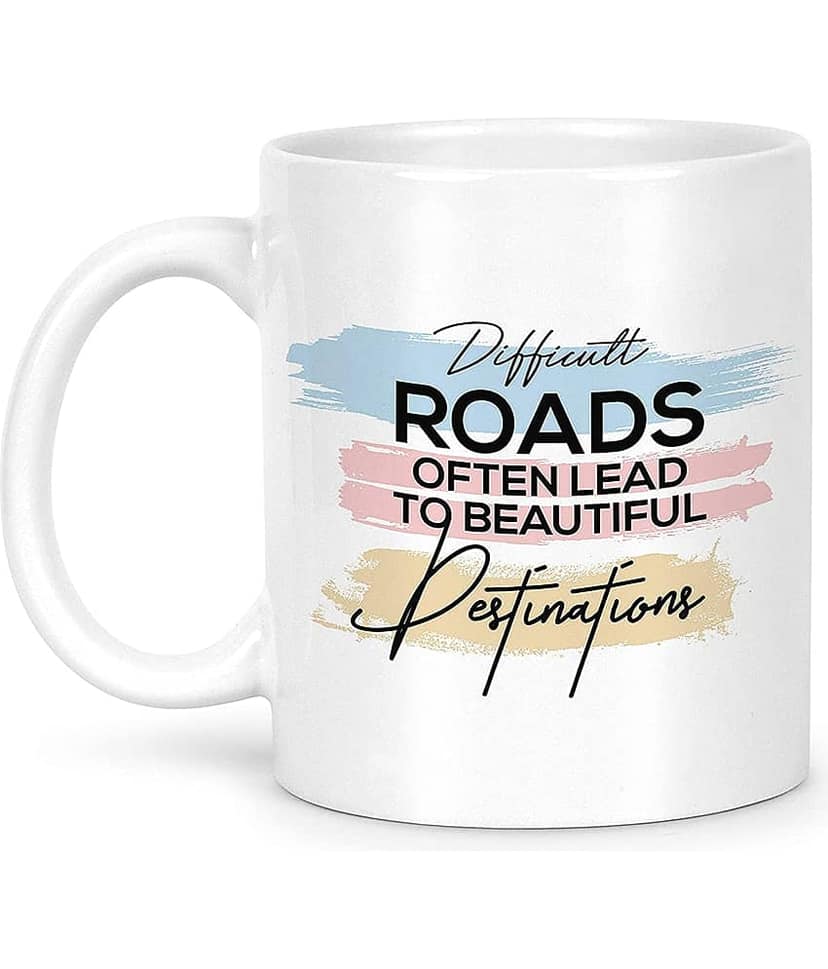 Idream Quote Printed Ceramic Coffee Mug 1 Pcs 330 mL view 2