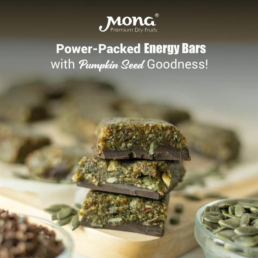 Mona Premium Raw Pumpkin Seeds - Healthy Snack for Wellness | Edible Kernels view 5