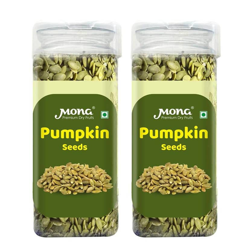 Mona Premium Raw Pumpkin Seeds - Healthy Snack for Wellness | Edible Kernels view 7