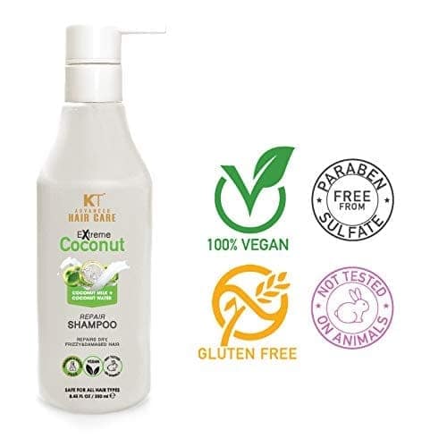 Extreme Coconut Repair Shampoo | Infused with Coconut Milk & Water | Deep Repair & Hydration for Dry, Frizzy & Damaged Hair | Sulfate-Free, Paraben-Free | 250ml view 4