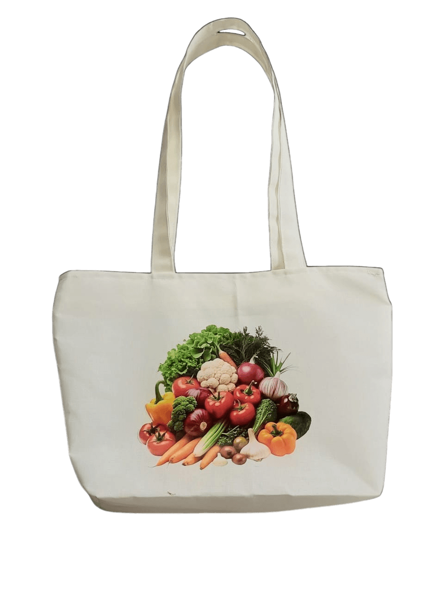 Shree White Tote Bags