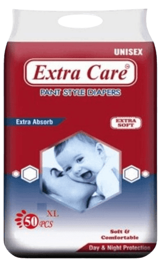 Alizee Extra Absorb Pants Style Baby Diapers (Pack 3, 50 Pcs in Each) 150 Pants