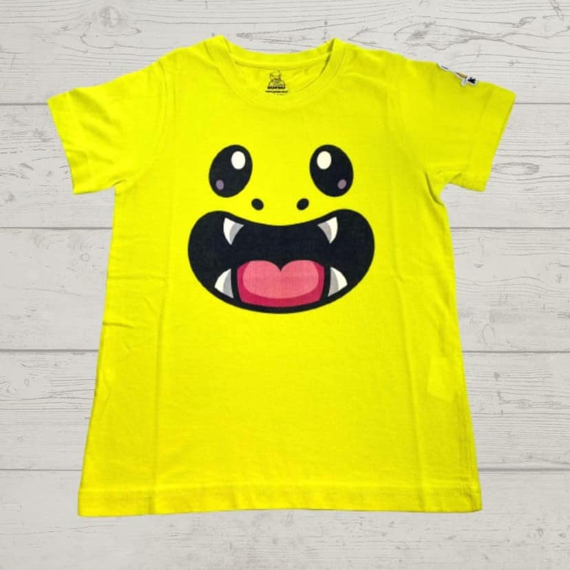 KUCHU Unisex T-Shirt | Monster Print | 10–11 Years | Cotton Modal Fabric | Soft Feel | Breathable | Digitally Printed | Vibrant Colour view 4