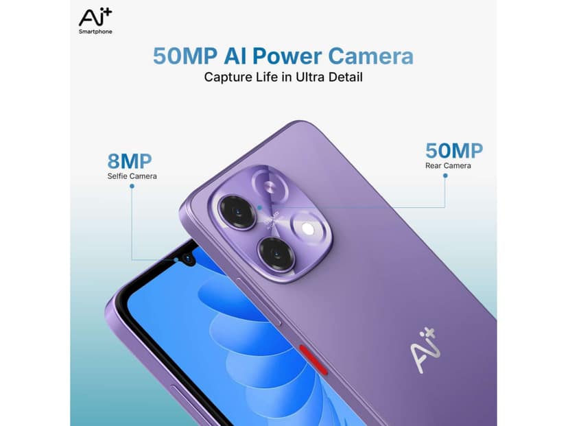 Ai+ Nova 2 5G Smartphone, 6GB RAM, 128GB Storage - Purple view 2