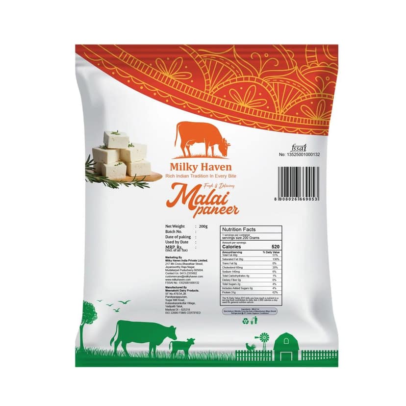 Milky Haven Malai Paneer 200Grms view 3