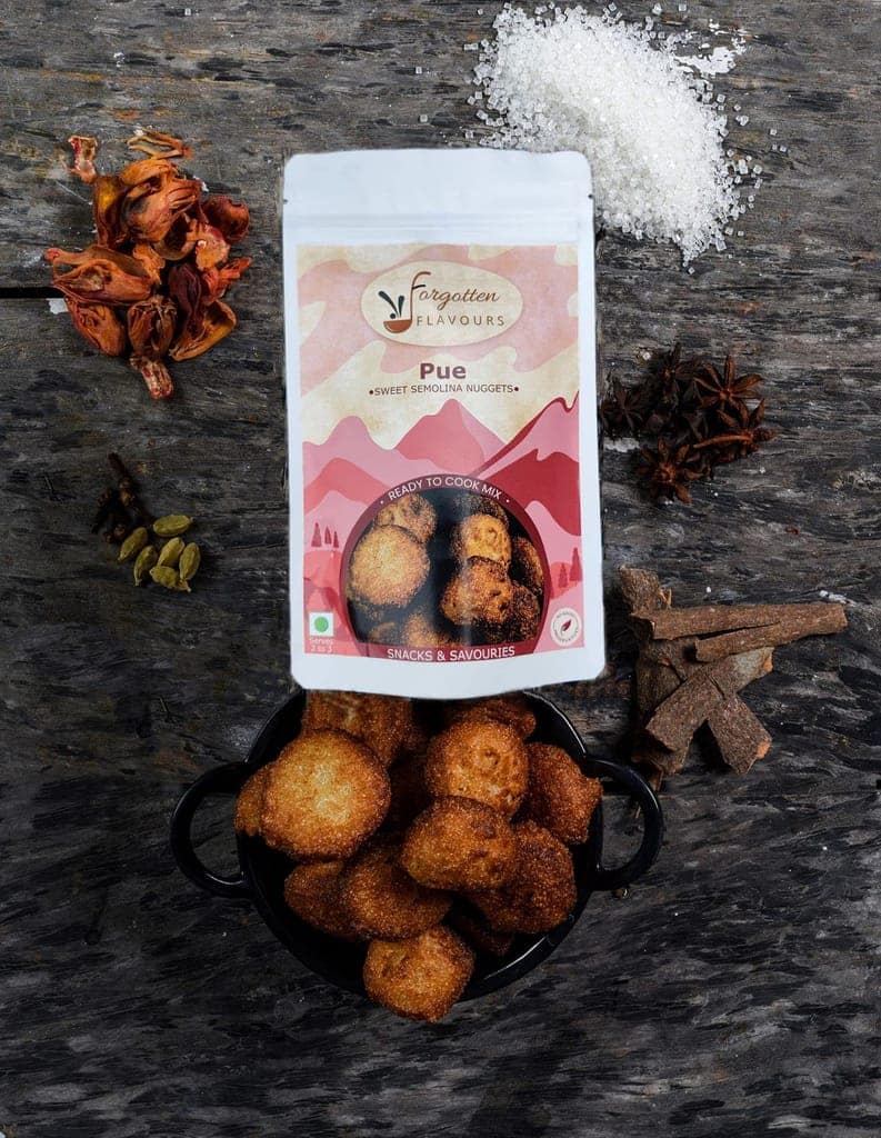 Forgotten Flavours PUE Instant Mix Easy to Cook |Ready to Cook (Sweet Semolina / Sooji Nuggets Mix) | Gulgule view 3