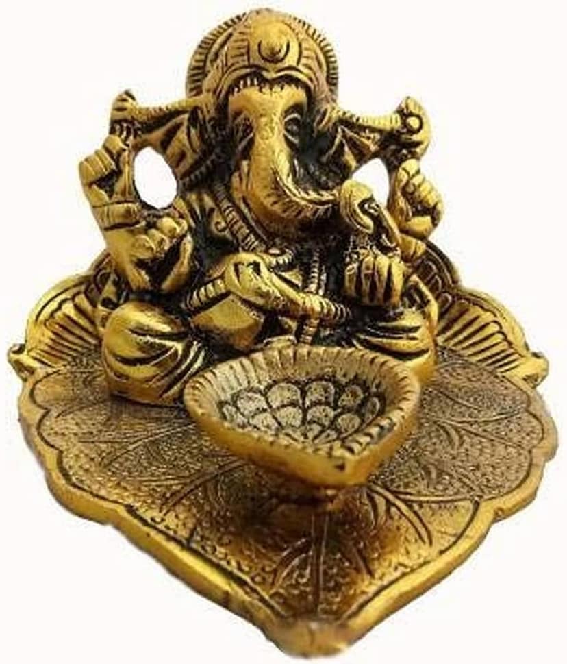 VARKAUS - Patta Ganesh 10 cm ( Pack of 1 )