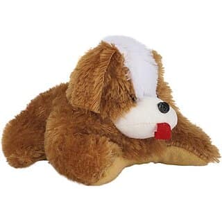 Global Gifts Adorable - 15 Inch (Sober Brown, Elegant White)