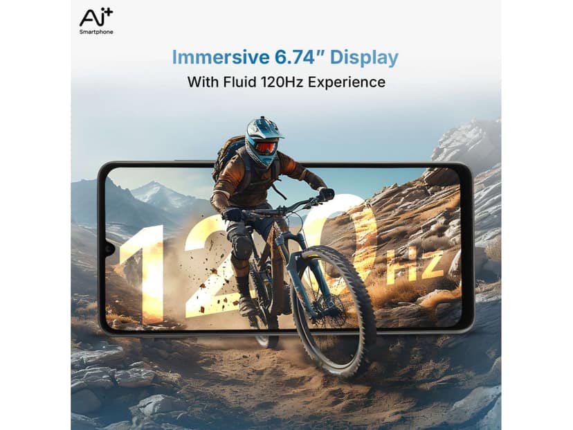 Ai+ Nova 2 5G Smartphone, 6GB RAM, 128GB Storage - Black view 3