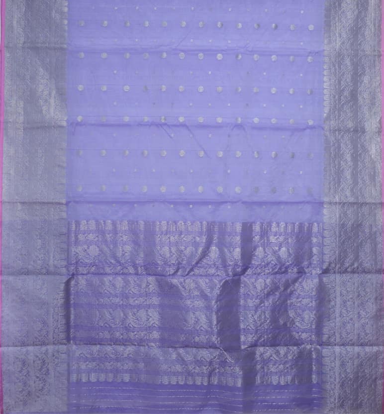 Handloom Chanderi Pattu Soft Silk Saree view 2