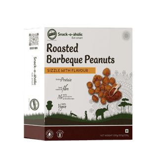 Snack O aholic Roasted Barbeque Peanuts - 100g