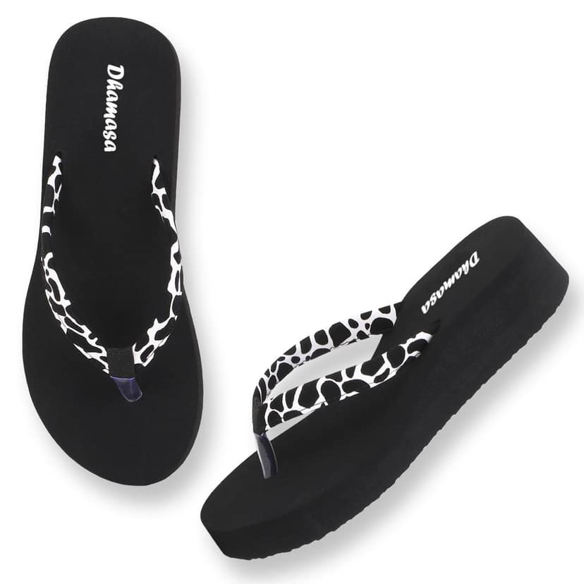 Dhamasa Fashion Cheeta design flipflop slipper for women & Girls view 2