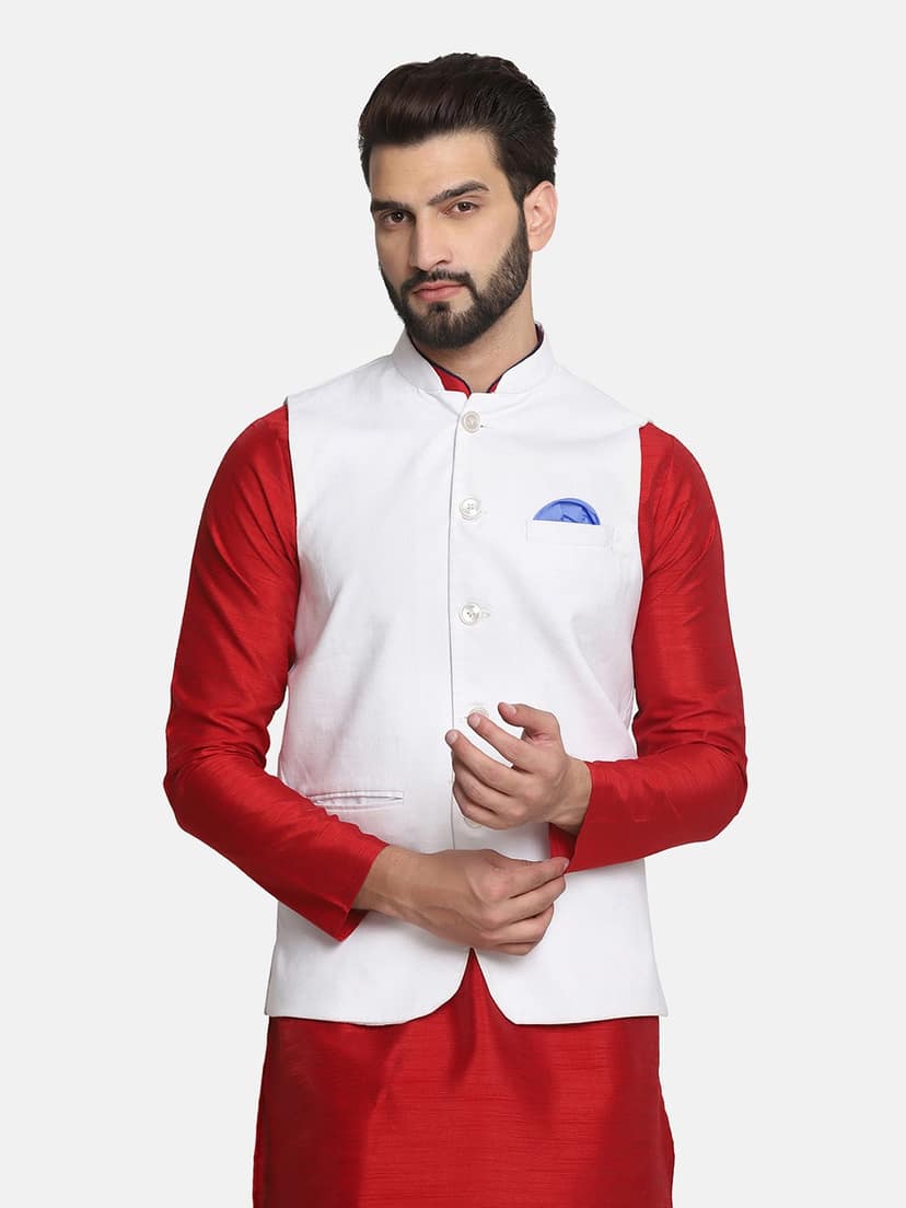 TAHVO men linen nehru jacket