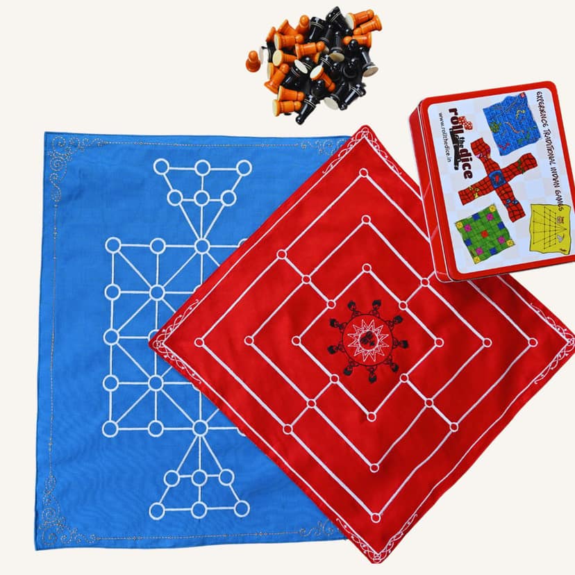 Navakankari + Sholo Gutti Games Set (pack of 2)