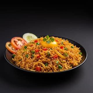 Egg Manchurian Rice
