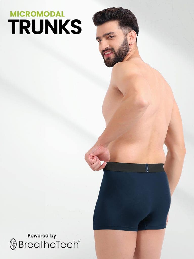FREECULTR Men's Underwear Anti Bacterial Micromodal Airsoft Brief - Non Itch No Chaffing Sweat Proof-(Xpat & Crux Waistband), Large,Black view 4