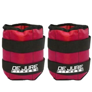 DE JURE FITNESS Ankle & Wrist Weight Set, Adjustable Strap