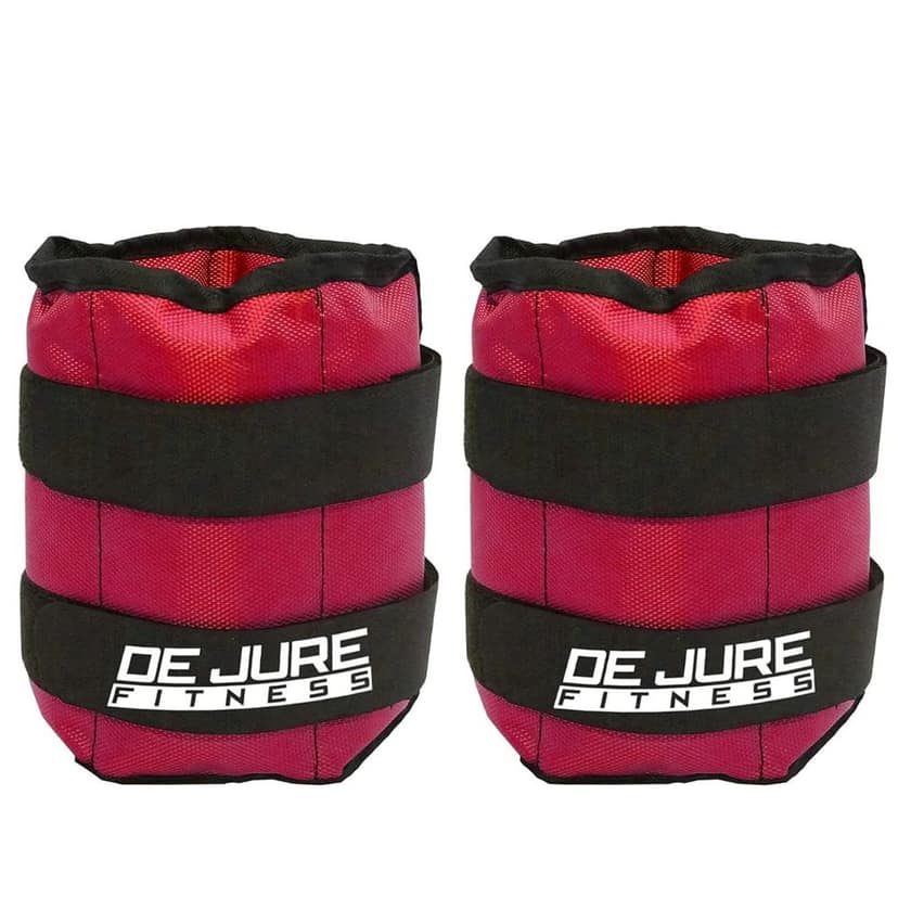 DE JURE FITNESS Ankle & Wrist Weight Set, Adjustable Strap