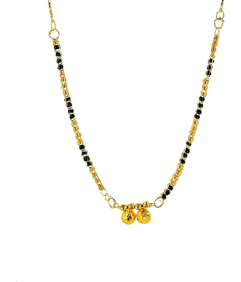 JIPPA - Golden Mangalsutra ( Pack of 1 ) view 2