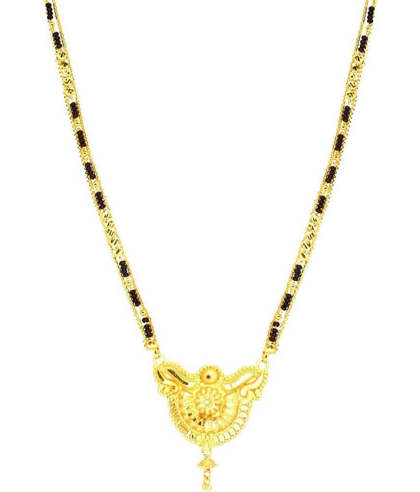 JIPPA - Golden Mangalsutra ( Pack of 1 ) view 2