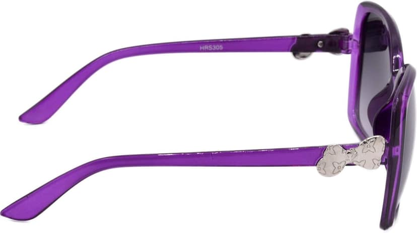 HRINKAR Unisex Over-sized Sunglasses Grey Frame, Grey & Golden Lens (Large) - Pack of 2 view 4