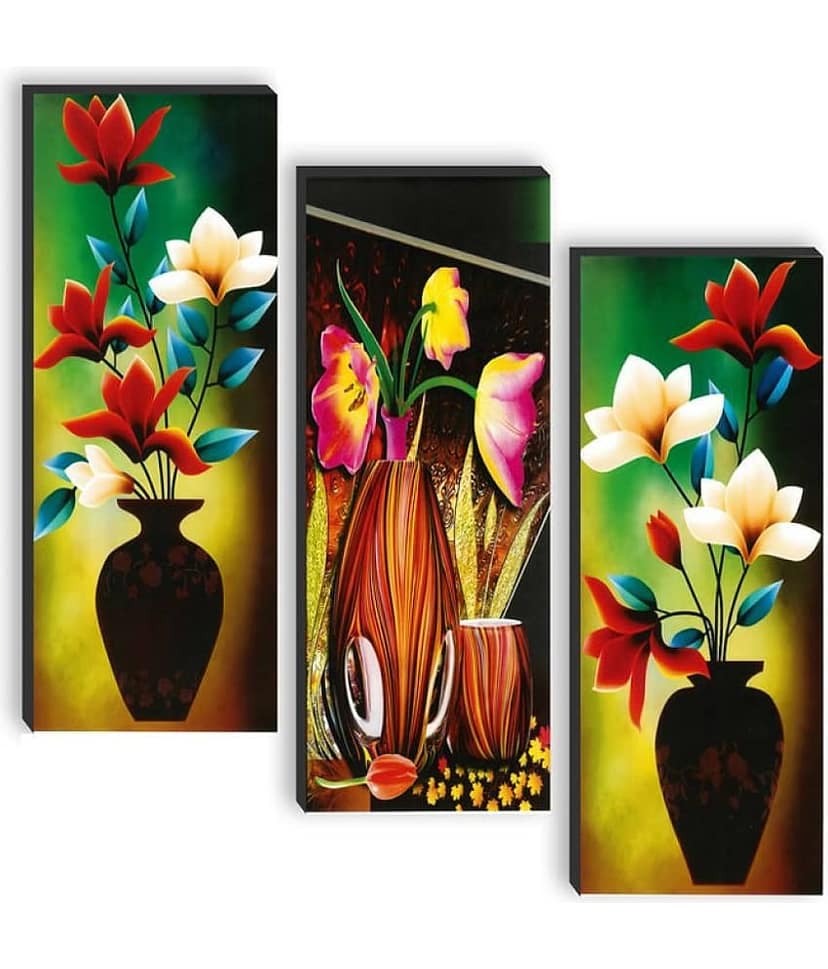 Saf - Floral Painting Without Frame