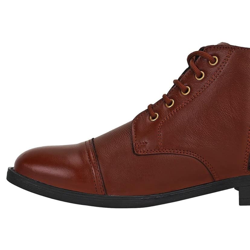 SeeandWear Zip Police Boots For Men view 7