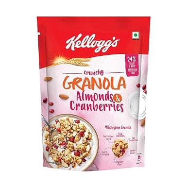 Kelloggs Crunchy Granola Almonds & Cranberries, 140 g