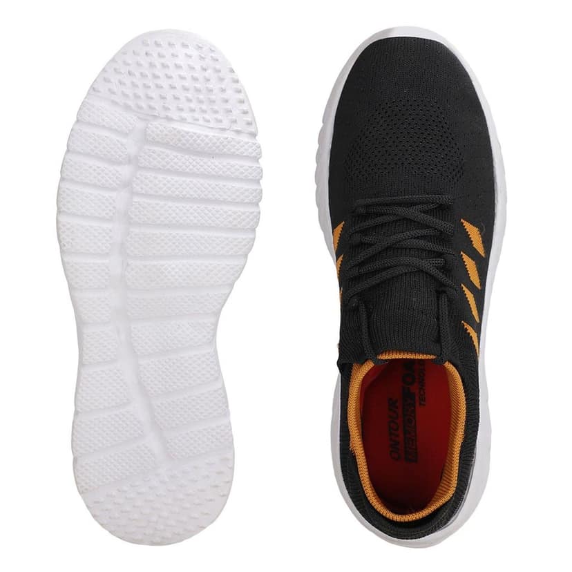 Ontour Shoes Trendy Black Eva Sole Shoes For Men view 5