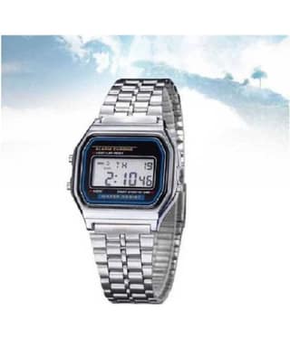 Viser Watches silver chain-dial Digital Watch - For Boys GOOD QUALITY PRODUCT GOOD AND FAST SERVICE Digital Watch - For Boys