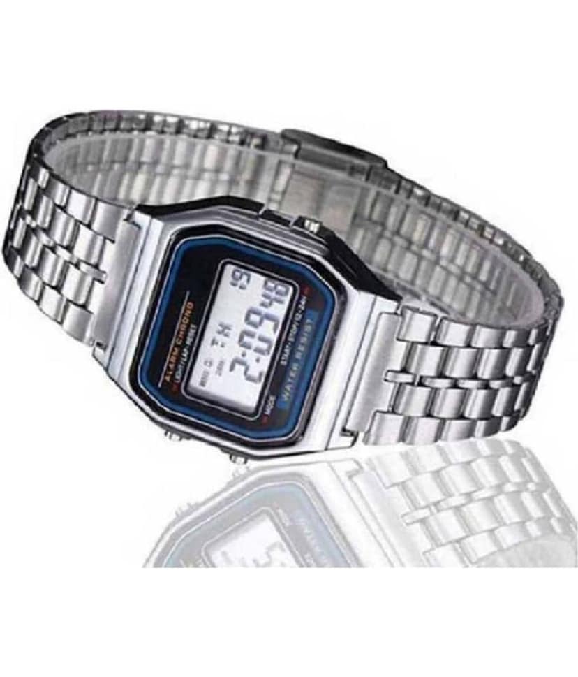 Viser Watches silver chain-dial Digital Watch - For Boys GOOD QUALITY PRODUCT GOOD AND FAST SERVICE Digital Watch - For Boys view 2