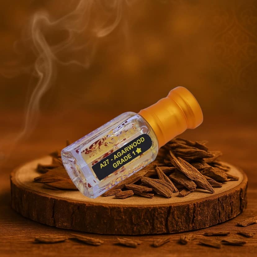 alnaqi fragrances Agarwood Grade 1-6ml Pure Oudh Oil, Alcohol Free Agarwood Oud Essential Oil, Long Lasting Agarwood-Fragrance, Premium Agarwood-Attar view 3