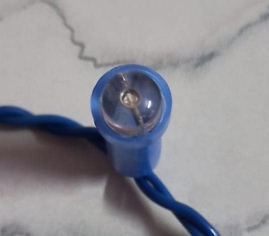 Blue LED Lighting/Rice Lights/String Lights/Fairy Lights with Constant Function, 10.6 Meter Length & 40 LED Bulbs view 3