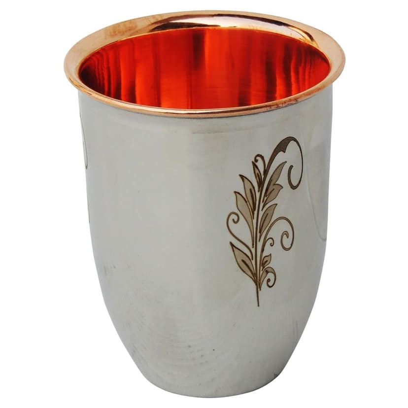 Pure Copper And Steel Glass, 240 Ml (BCMAS118 B) view 2