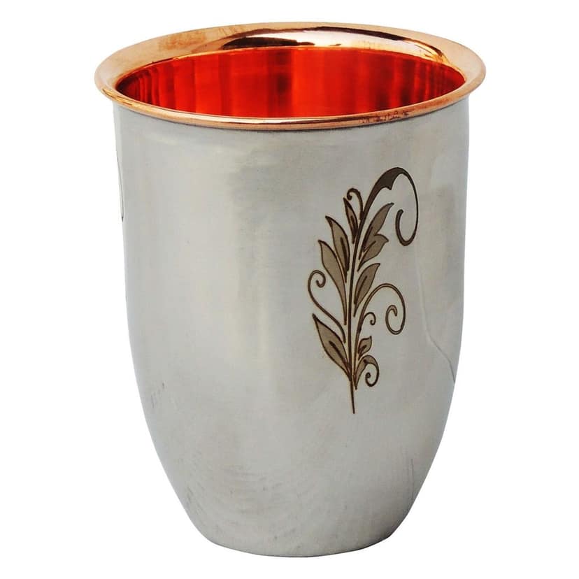 Pure Copper And Steel Glass, 240 Ml (BCMAS118 B) view 3