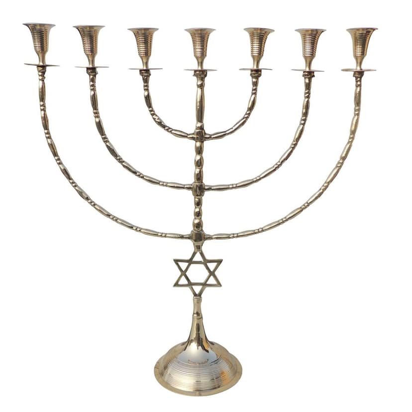 Brass Decorative Candle Stand, Height : 25.5 Inch (MRMAS235 G) view 3