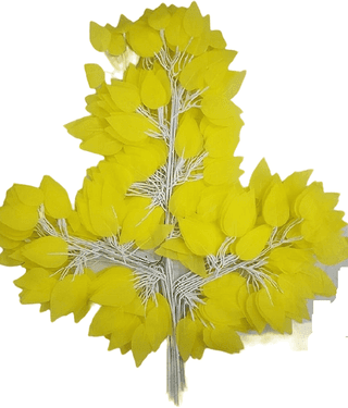 Green plant indoor - Yellow Wild Artificial Flowers Bunch ( Pack of 12 )