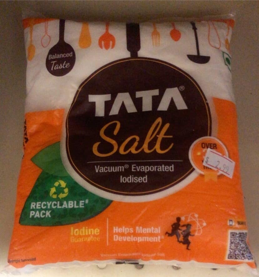 Tata Salt Iodised Salt 1 kg