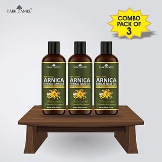 PARK DANIEL Arnica Herbal Hair Growth Oil -For Hair Growth & Strong & Shiny Hair For Men & Women Combo Pack 3 Bottle of 100 ml(300 ml) Hair Oil (300 ml)