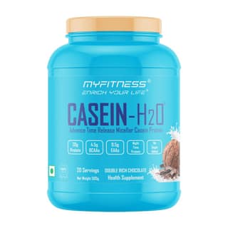 Myfitness Casein Protein Powder | Casein-H2O | 80% Protein Per Serving | 100% Micellar Casein Protein Supplement |
