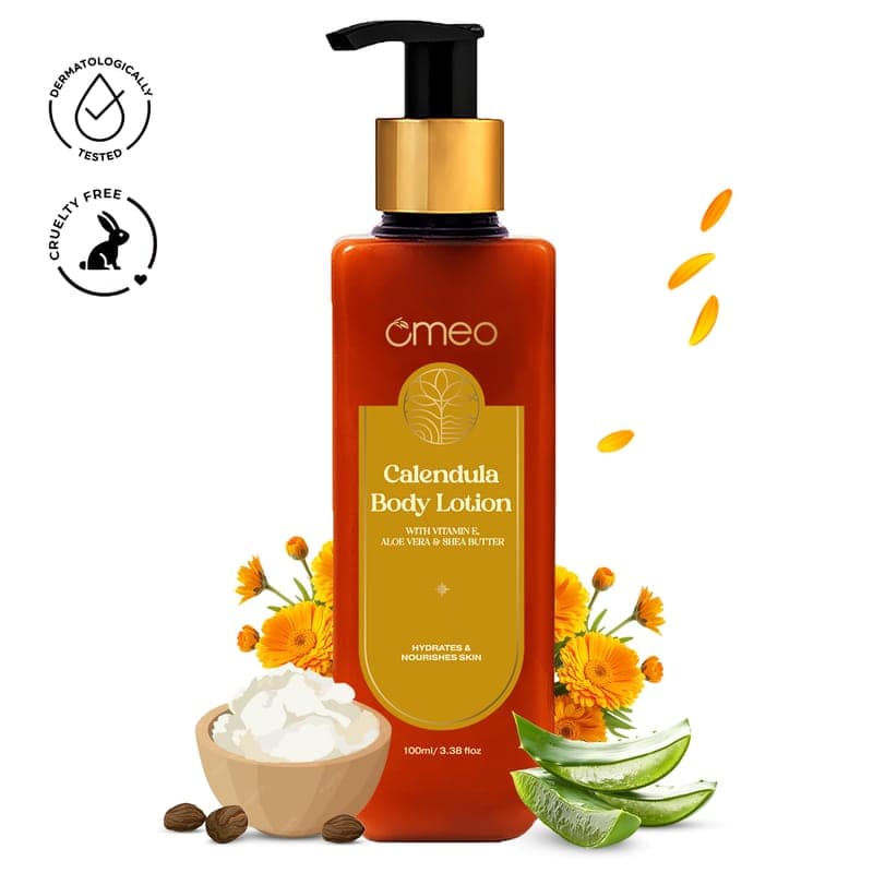 Omeo Calendula Body Lotion With Shea Butter, Hydrating (100ml)-2 pack of 2 view 7