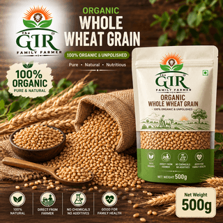 THE GIR FARMER Organic Whole Wheat Grain Foods - 500g