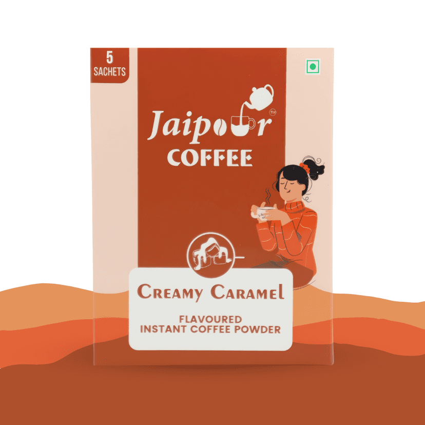 Jaipour Coffee Caramel Sachet Box, 37.5 gm - Pack of 5